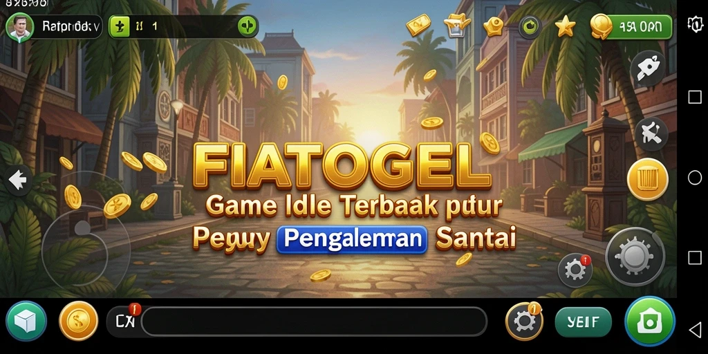 Tampilan gameplay menarik dari FIATOGEL yang menyenangkan untuk dimainkan.