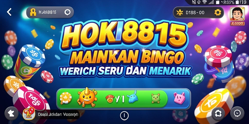 Tampilan gameplay HOKI8815 yang seru dan menarik di dalam permainan Bingo.