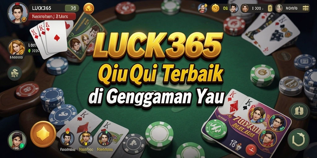 Tampilan gameplay seru QiuQiu di LUCK365.