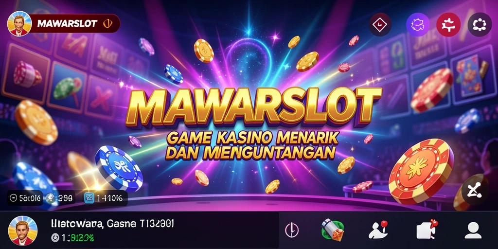 Tampilan seru dari gameplay Kasino di MAWARSLOT.