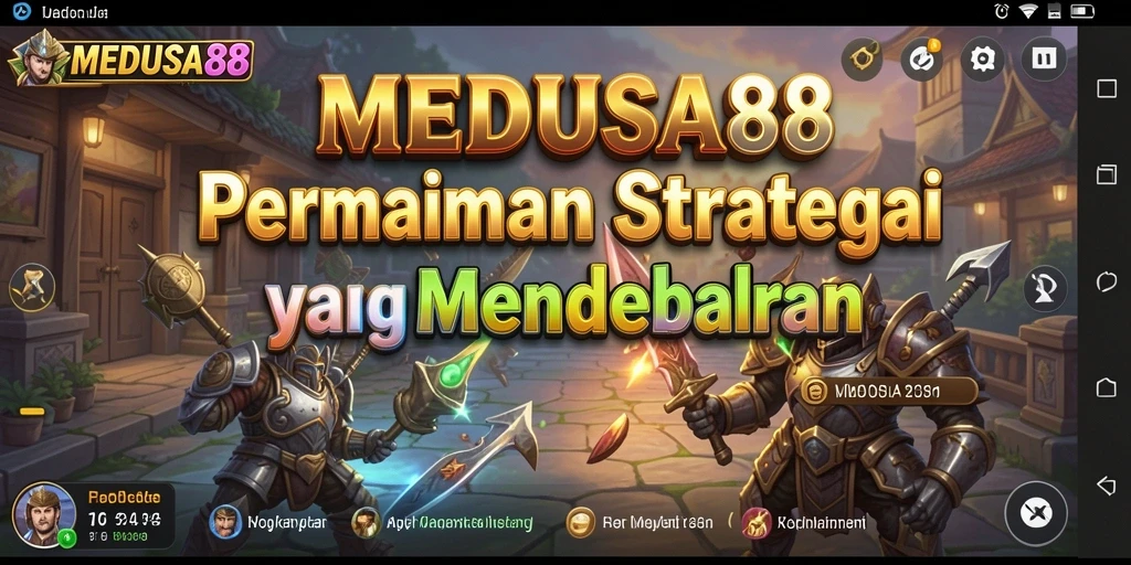 Tangkapan layar dari permainan MEDUSA88 yang menampilkan aksi strategi yang mendebarkan.