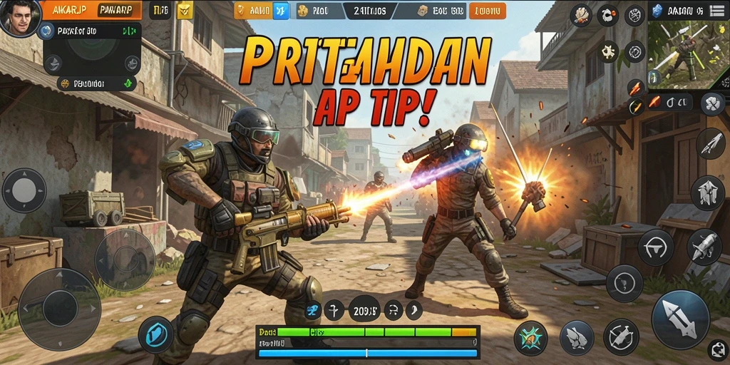 Tampilan gameplay intens di arena tempur PAKARJP.