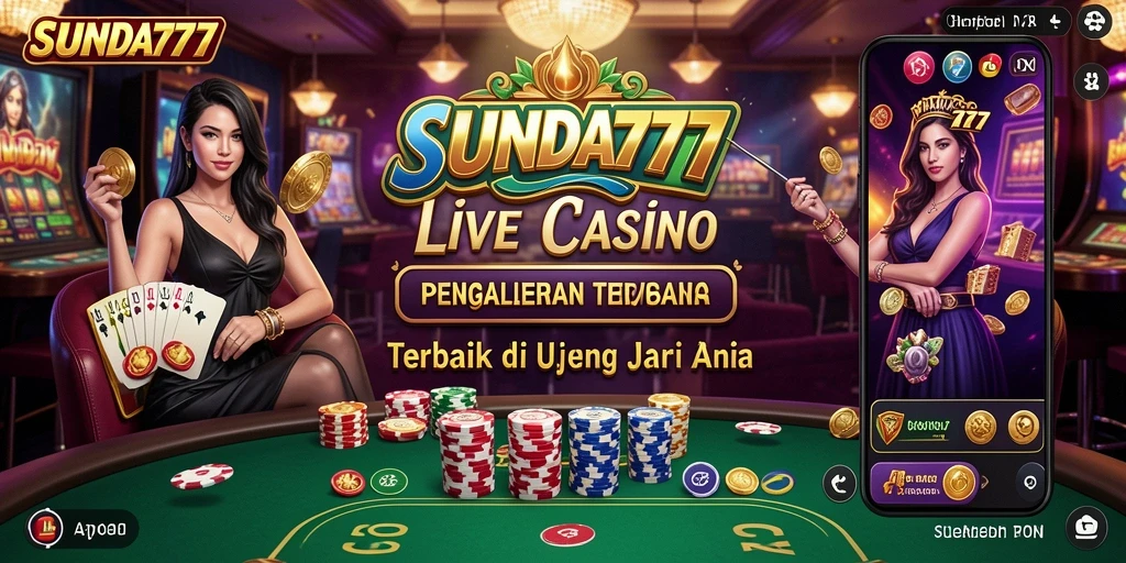 Tampilan gameplay Live Casino SUNDA777 yang menarik dan interaktif.